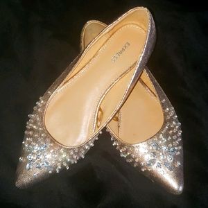 Women's Rhinestone Flats